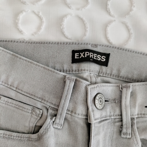 Express gray super soft mid rise legging size 00 - Picture 3 of 4